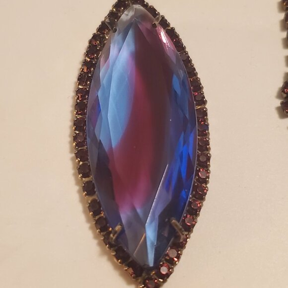 1 Big Ruby Stone Necklace, item # A 1238, wt . 42 grams. - Picture 2 of 13